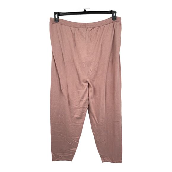Eileen Fisher pants Peruvian Organic cotton blend tapered pink X-Large XL - Picture 4 of 5